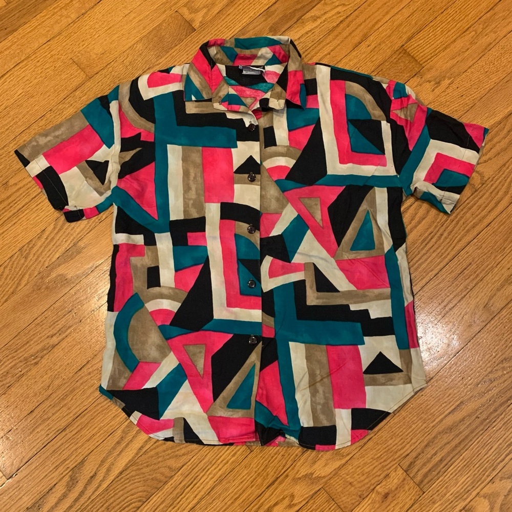 Vintage 90s Caliche Collection Button Down Shirt